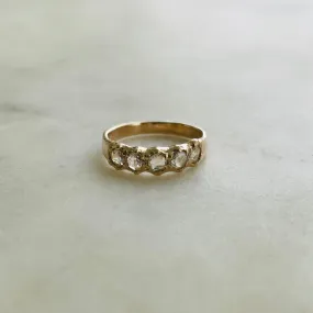 14K GOLD MARGARET RING — DIAMOND