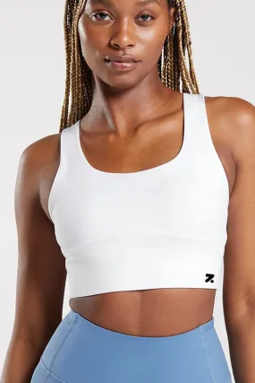 Abigail White Sports Bra