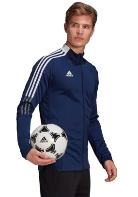 Adidas Mens Tiro 21 Jacket Navy <br> GH4474