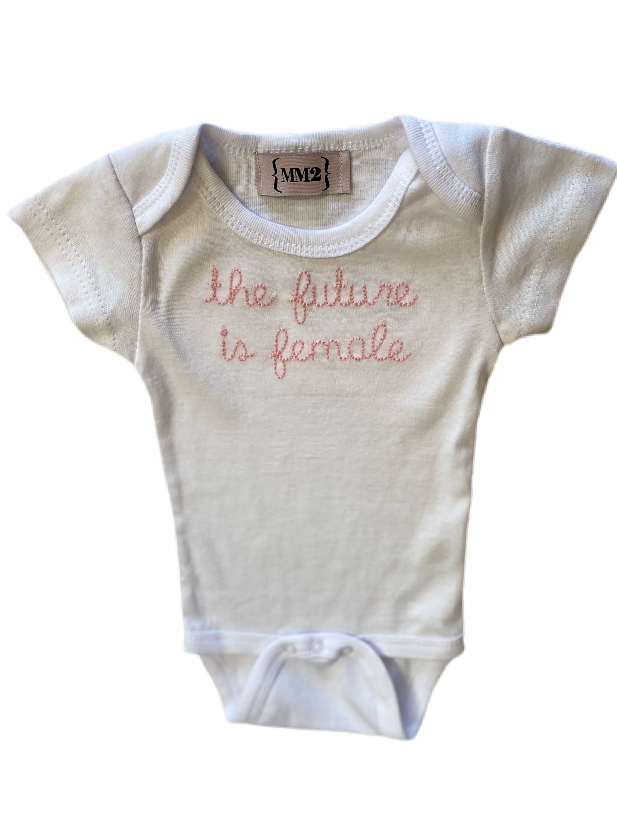 Baby Feminist embroidered Onesie