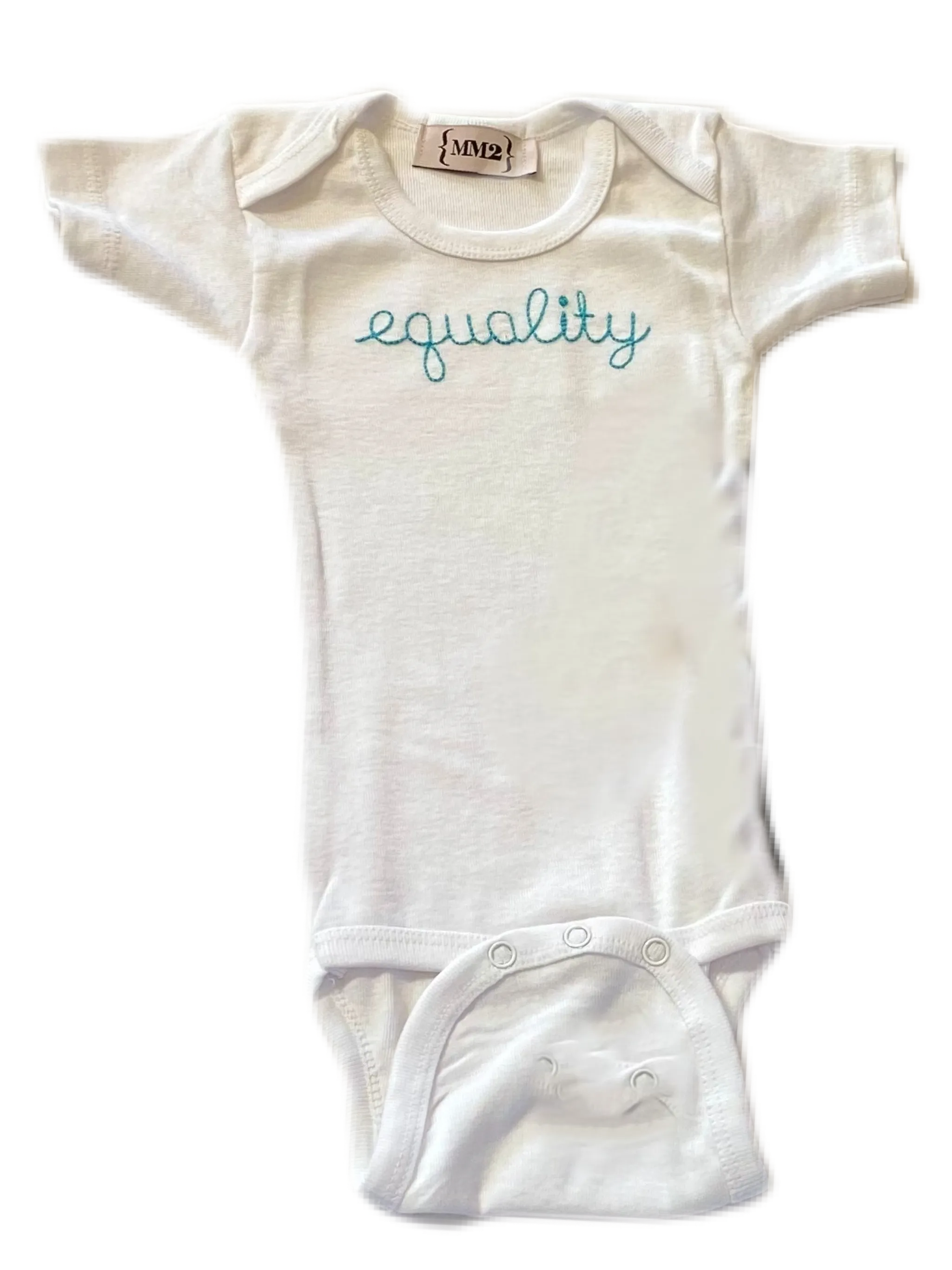 Baby Feminist embroidered Onesie