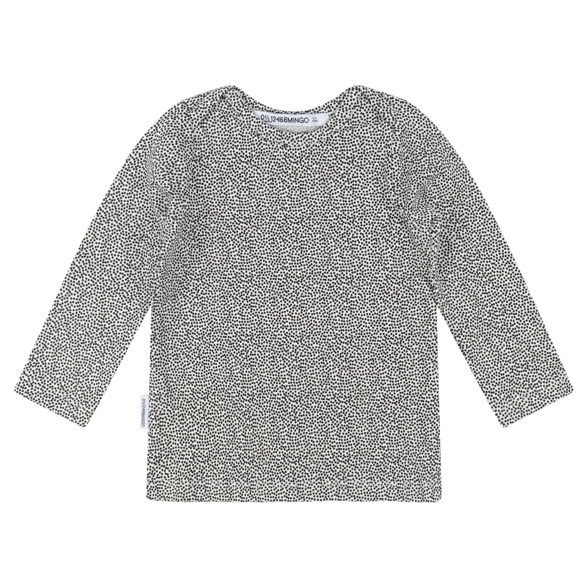 Baby Longsleeve Zwart/Wit Stip