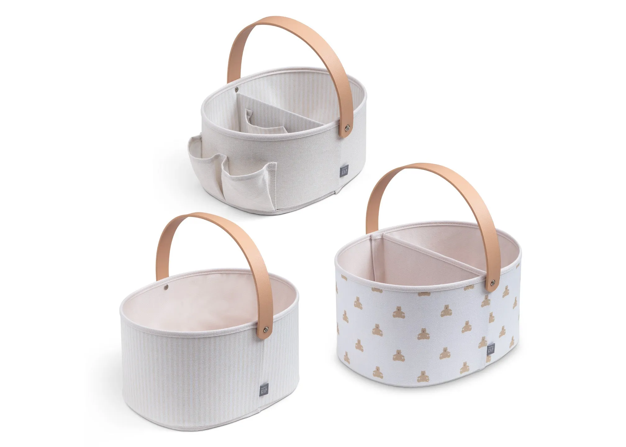 babyGap 3-Pack Nested Fabric Storage Bins with Handles