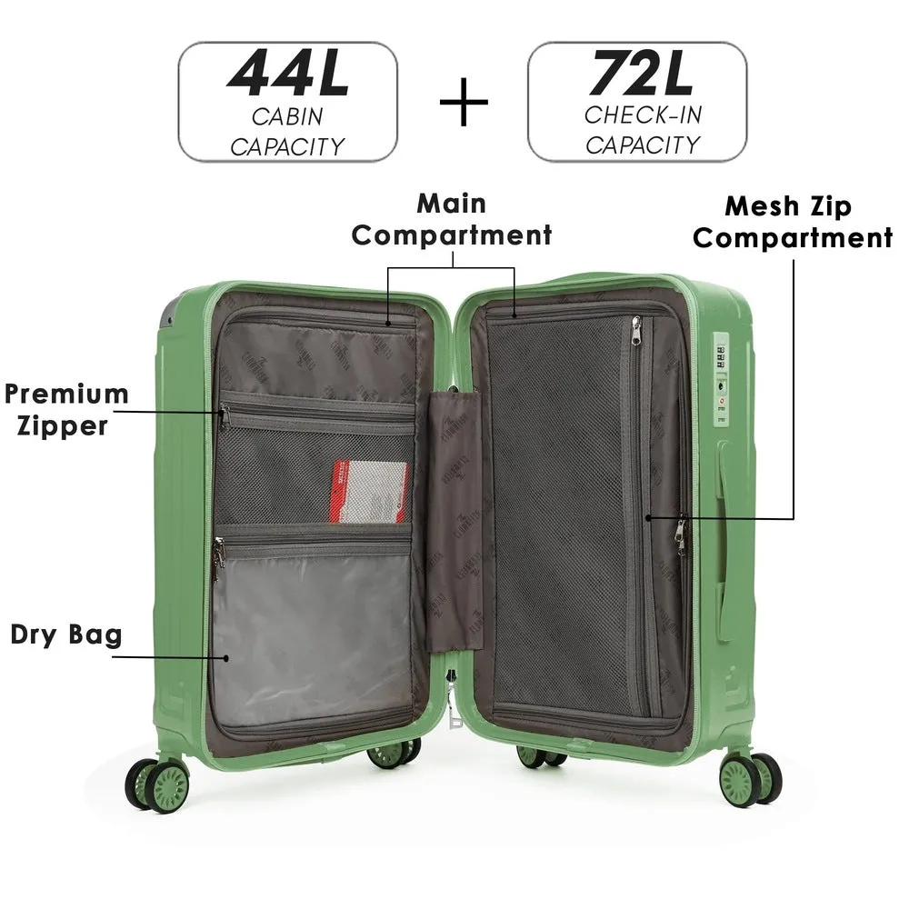 Ballard Series Set of 2 Trolley bags Green (Small, Medium)