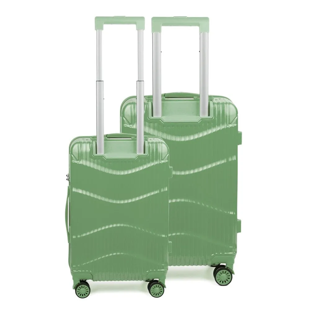 Ballard Series Set of 2 Trolley bags Green (Small, Medium)