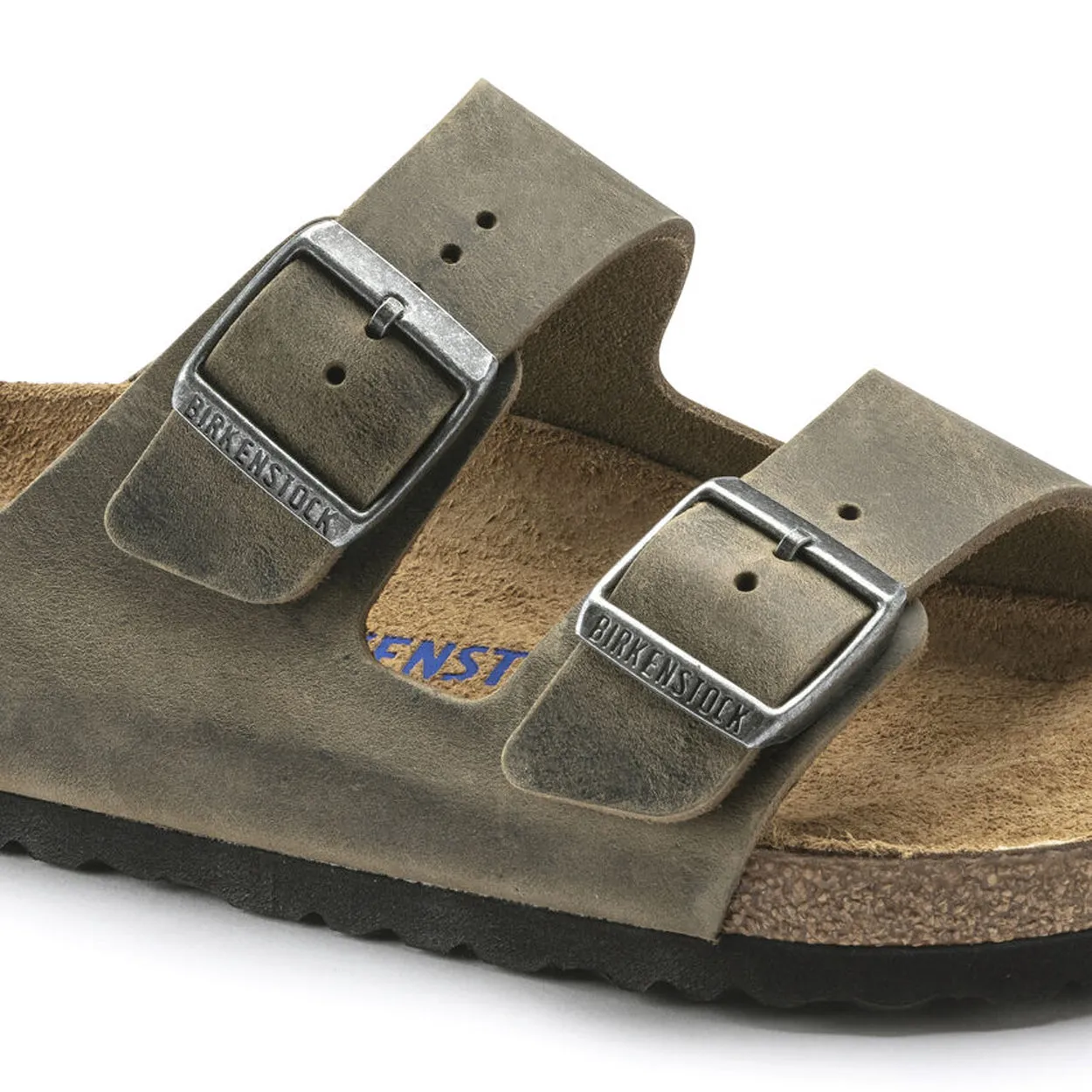 BIRKENSTOCK UNISEX Arizona Soft Footbed Oiled Leather (Faded Khaki - Regular Fit)