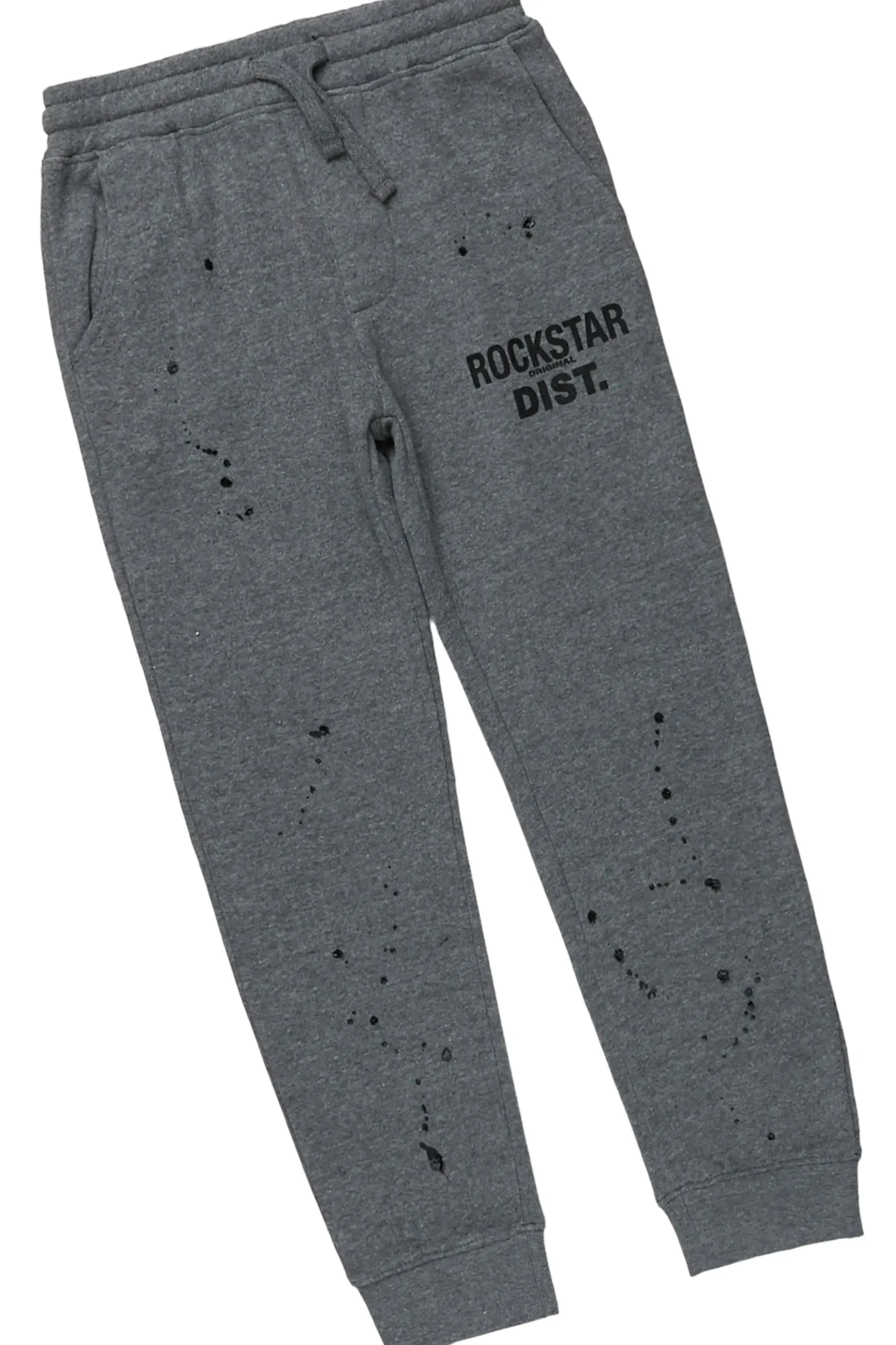 Boys Galen White/Grey T-Shirt Jogger Set