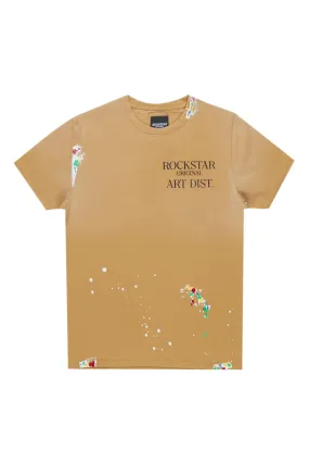 Boys Palmer Beige Graphic T-Shirt