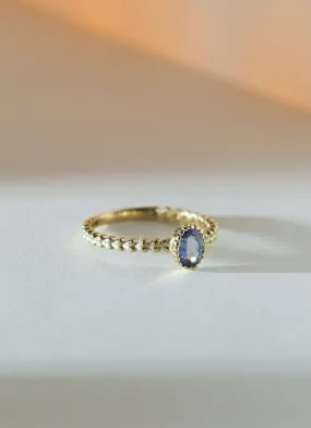 Caes tanzanite december birthstone ring 14k gold