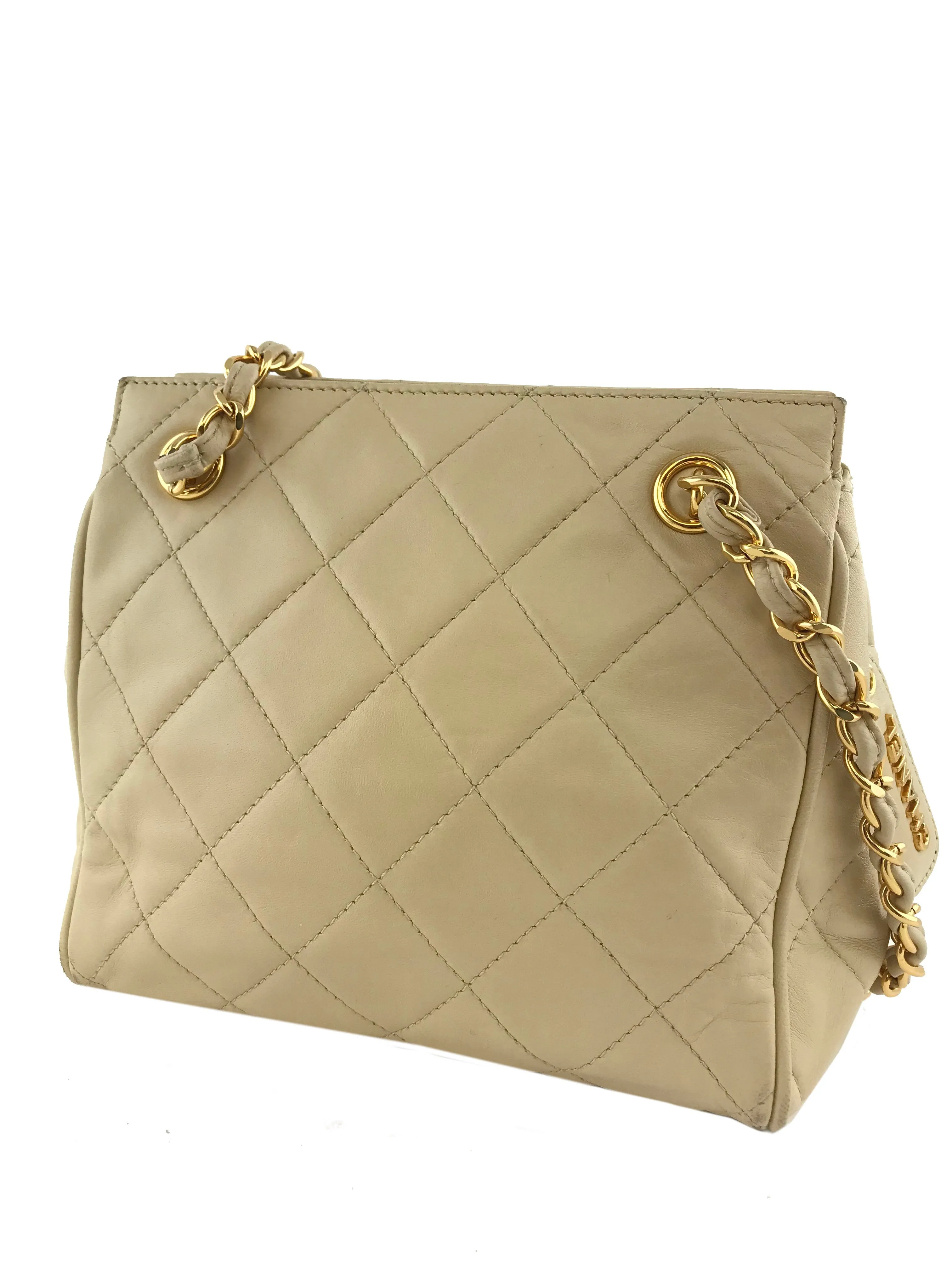 Chanel Vintage Lambskin Quilted Shoulder Bag