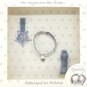 Coffret barrettes et bracelet