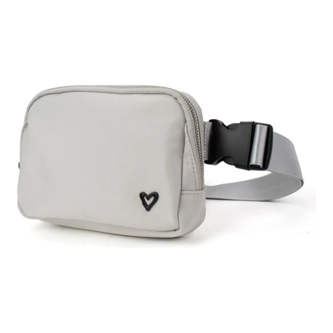 Dixie Nylon Belt/Crossbody Bag - Grey Mist