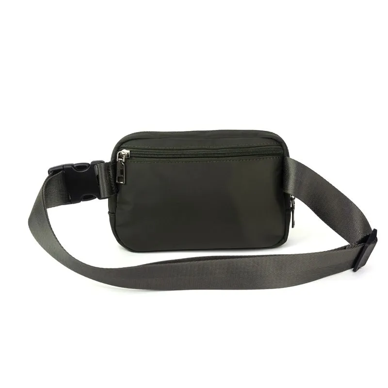 Dixie Nylon Belt/Crossbody Bag- Olive