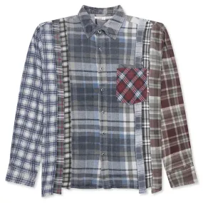 Flannel Shirt 7 Cuts Reflection Shirt - Assorted