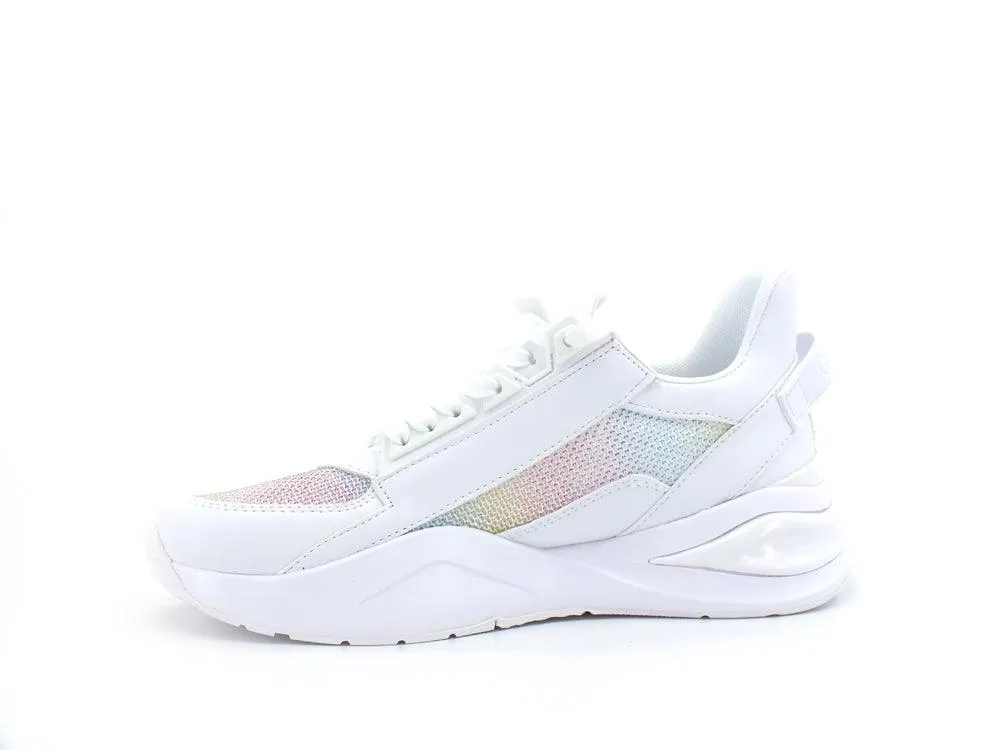 GUESS Sneaker Nylon Multicolor White FL6B2LELE12