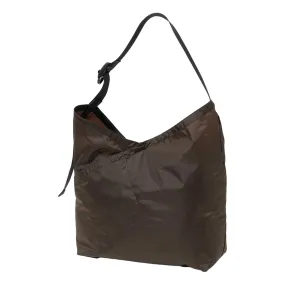 HOBO AZUMA SHOULDER BAG M NYLON RIPSTOP-BROWN