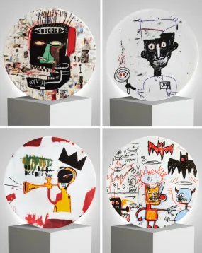 Jean-Michel Basquiat Plates, 10.5D