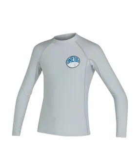 Kid's Reactor UV Long Sleeve Rash Vest - Cool Grey