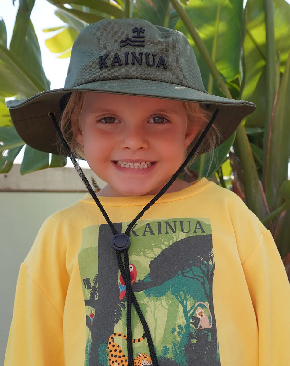 Logo Safari Hat green - Kids