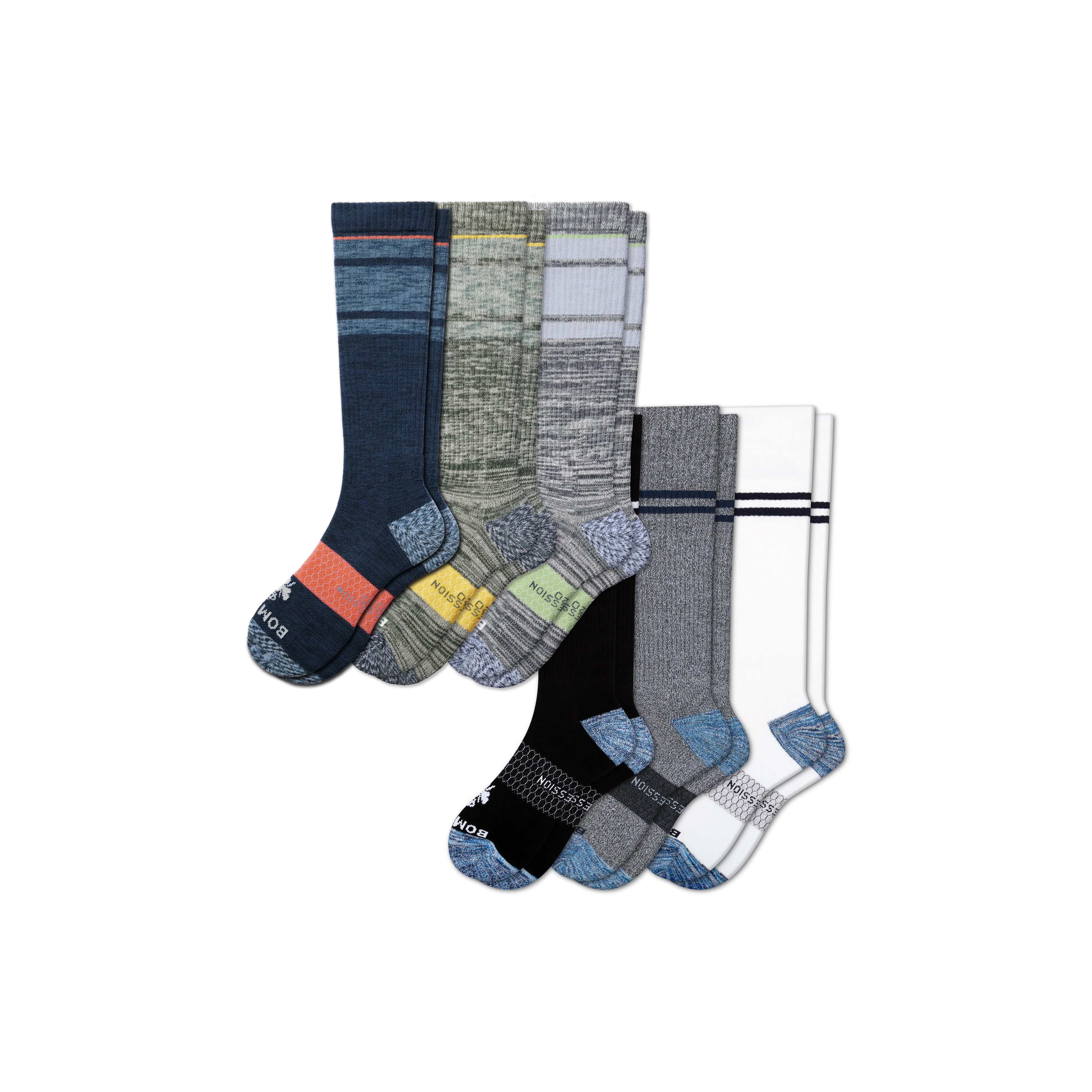 Men's Everyday Compression Sock 6-Pack (15-20mmHg)