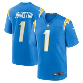 Men's Los Angeles Chargers Quentin Johnston Game Jersey - Powder Blue