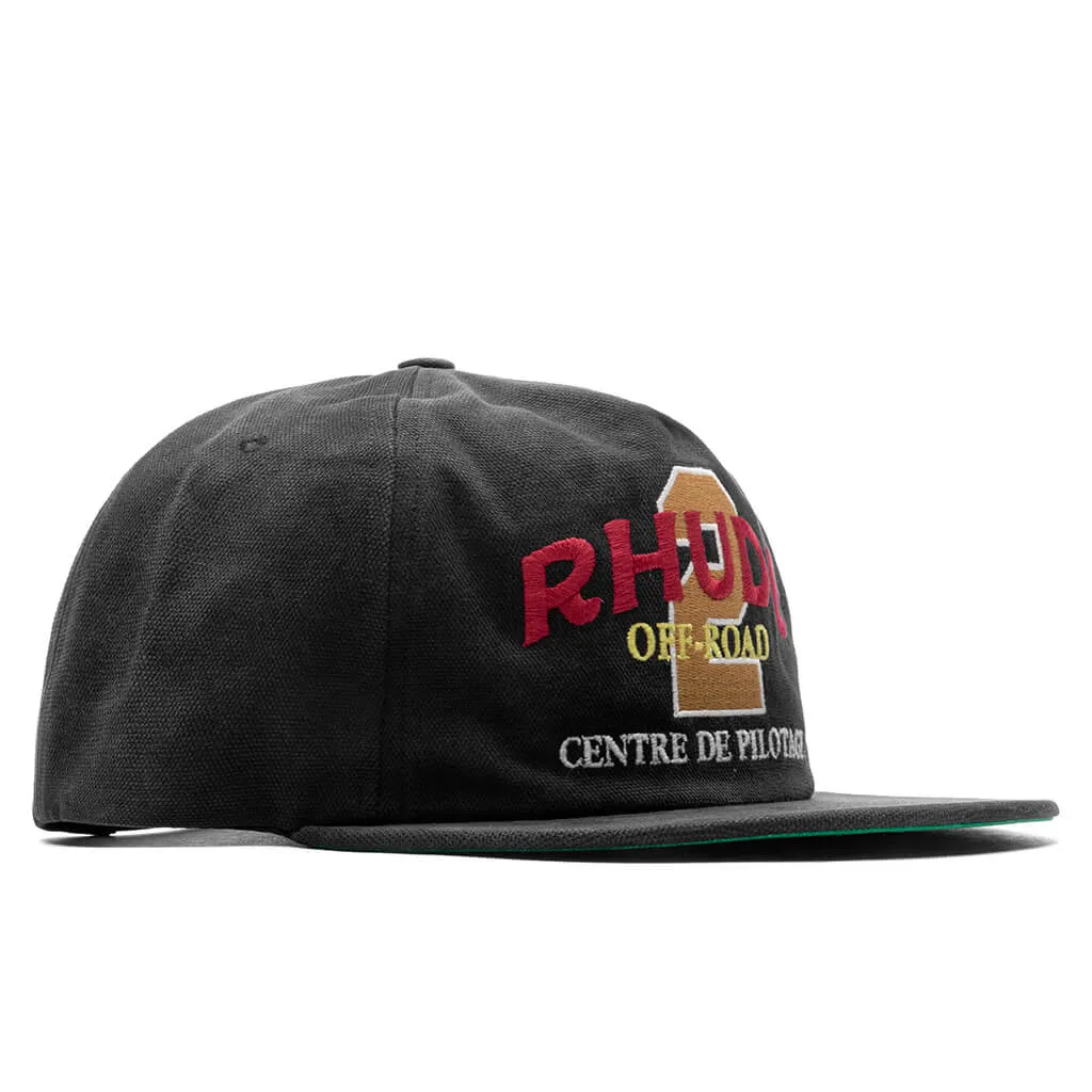 Off Road Washed Canvas Hat - Black