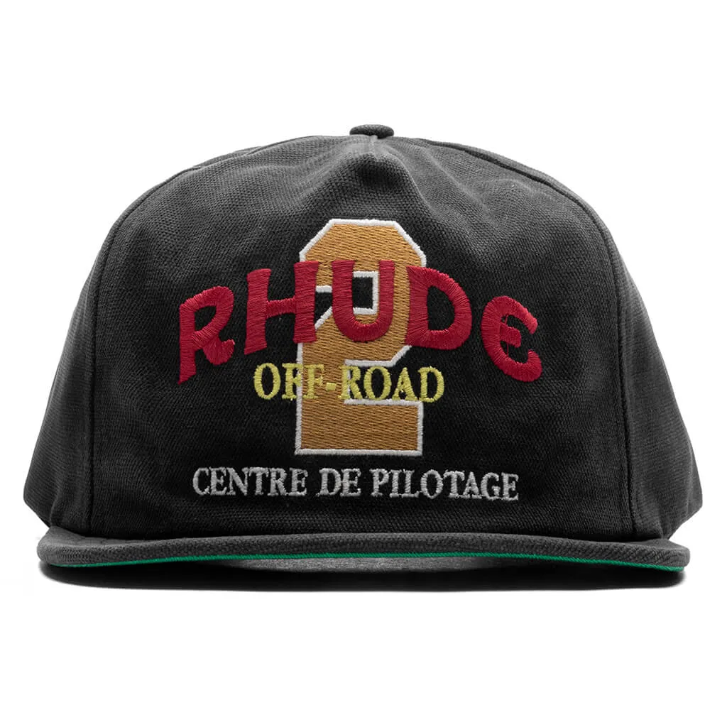 Off Road Washed Canvas Hat - Black