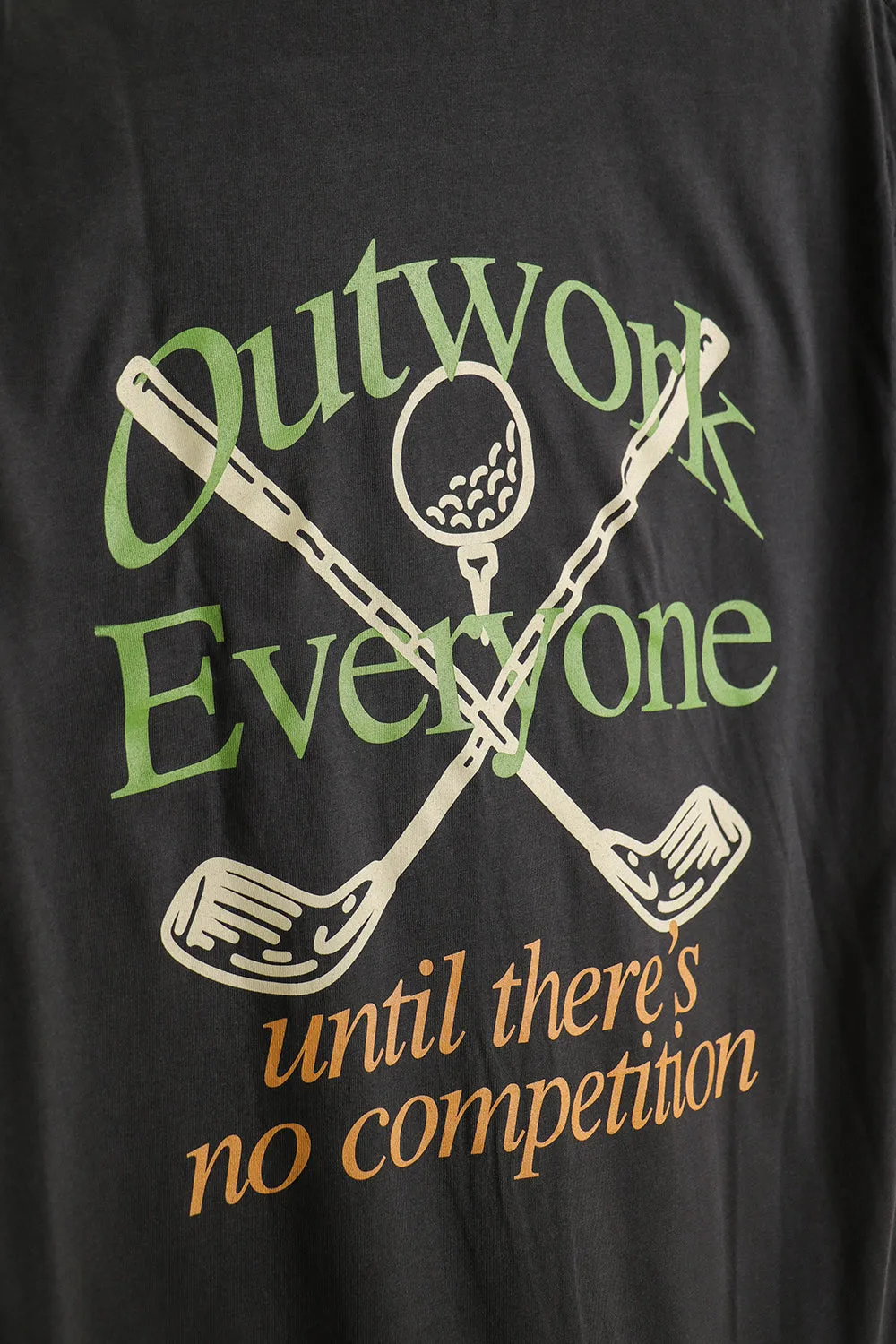 Outwork Everyone Golf - Black T-Shirt