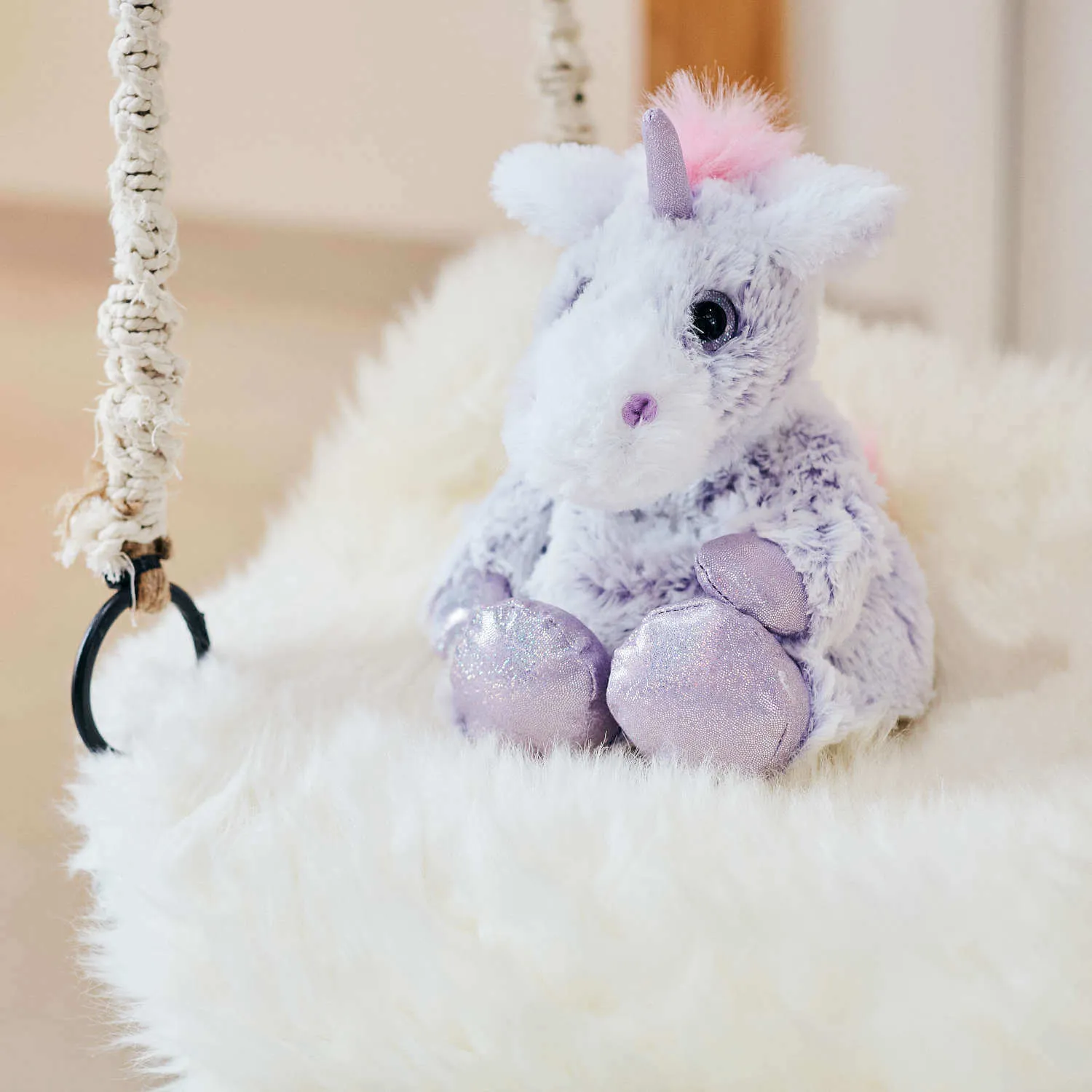 Plush Marshmallow Unicorn Microwavable