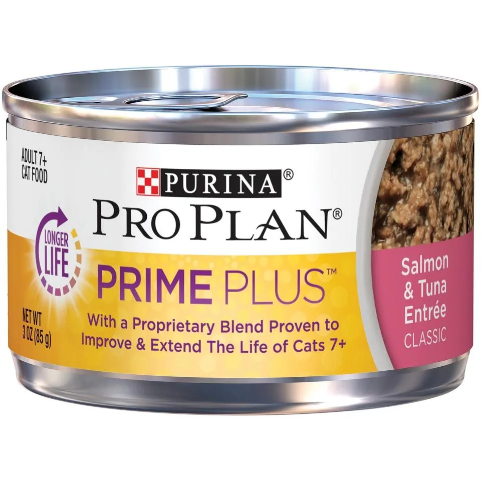 Purina Pro Plan Prime Plus 7  Salmon & Tuna Entree Classic Canned Cat Food