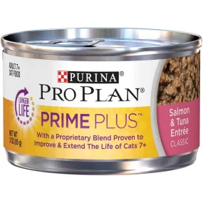 Purina Pro Plan Prime Plus 7  Salmon & Tuna Entree Classic Canned Cat Food