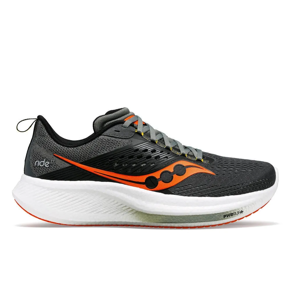 Saucony Ride 17 (Mens) - Shadow/Pepper