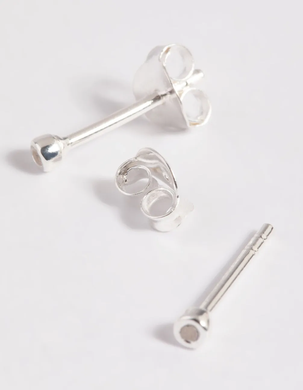 Sterling Silver Micro Stud Earrings