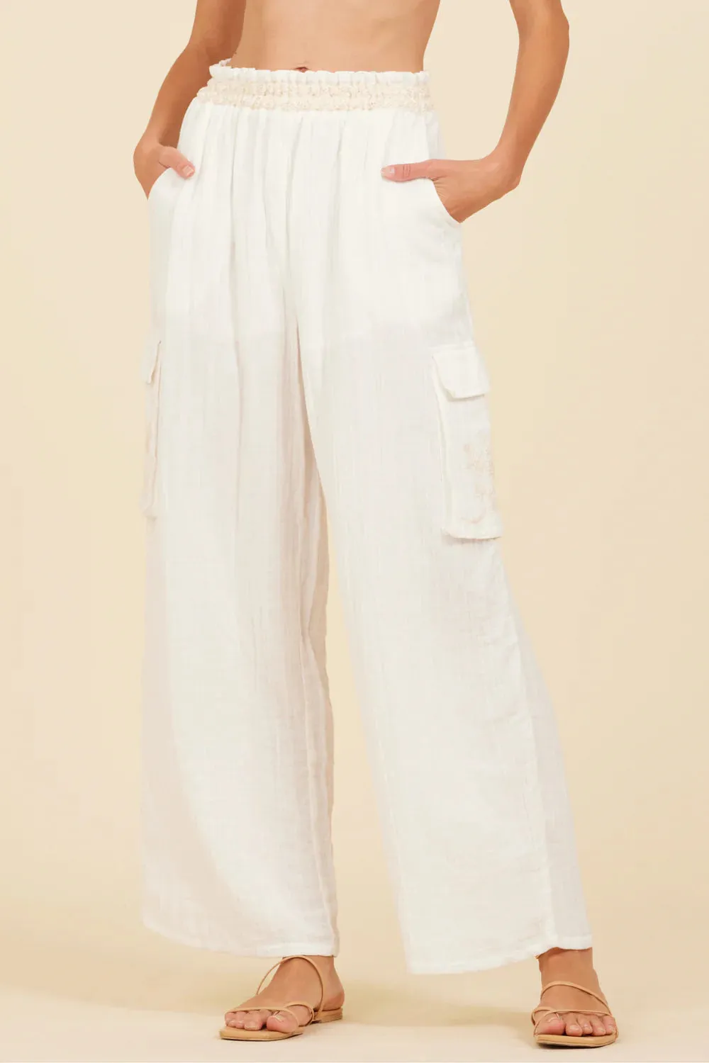 Surf Gypsy Gauze Cargo Pant