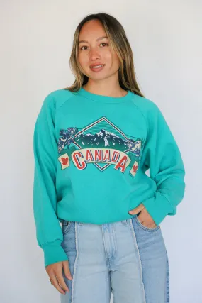 Teal Canada Sweatshirt