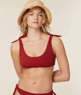 The Mandalay - Top - Eco Nylon - Crimson