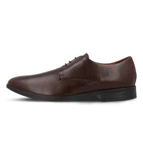 Walkaroo Leather Men formals Shoes - WF6051 Brown