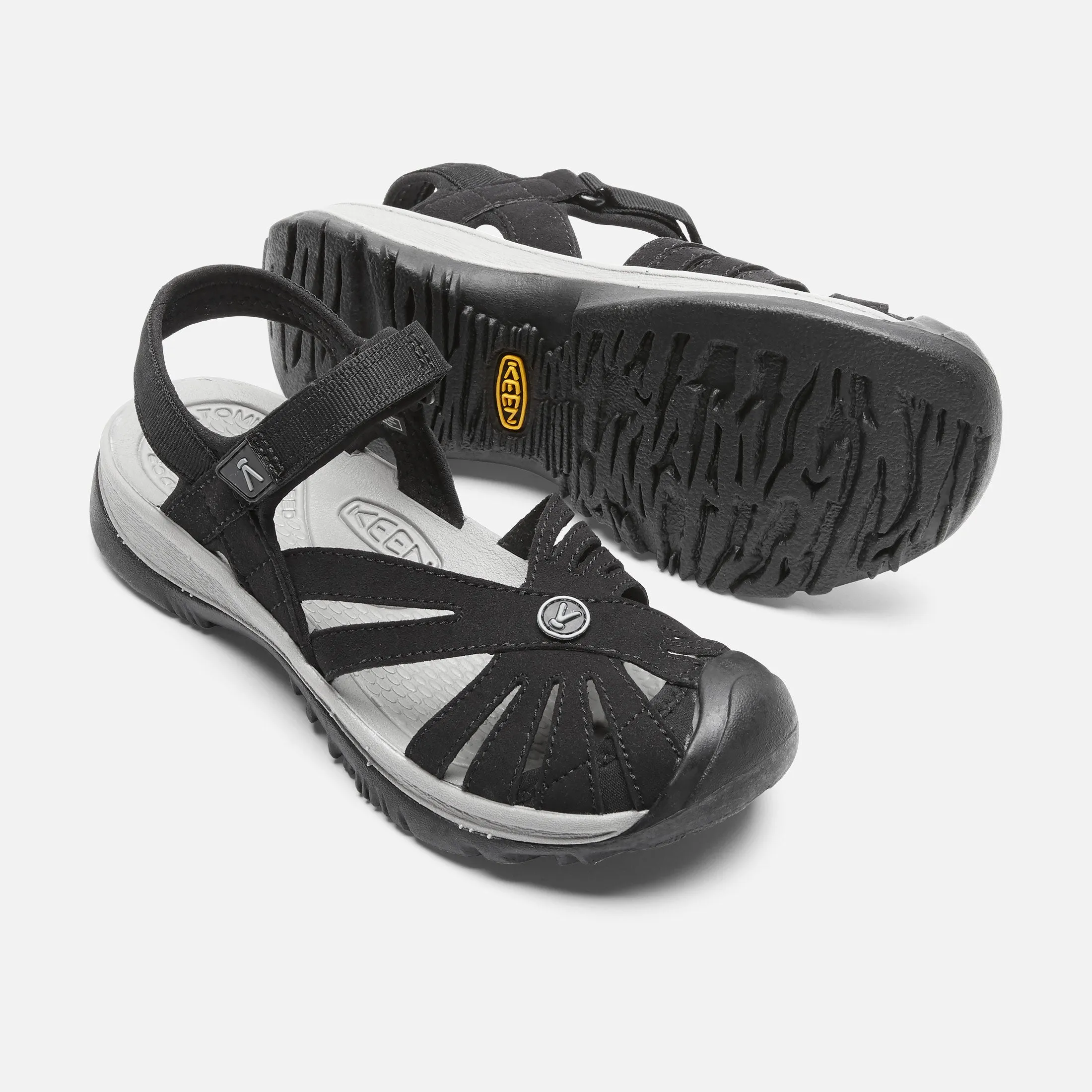 Women's Rose Sandal Black Neutral/Grey