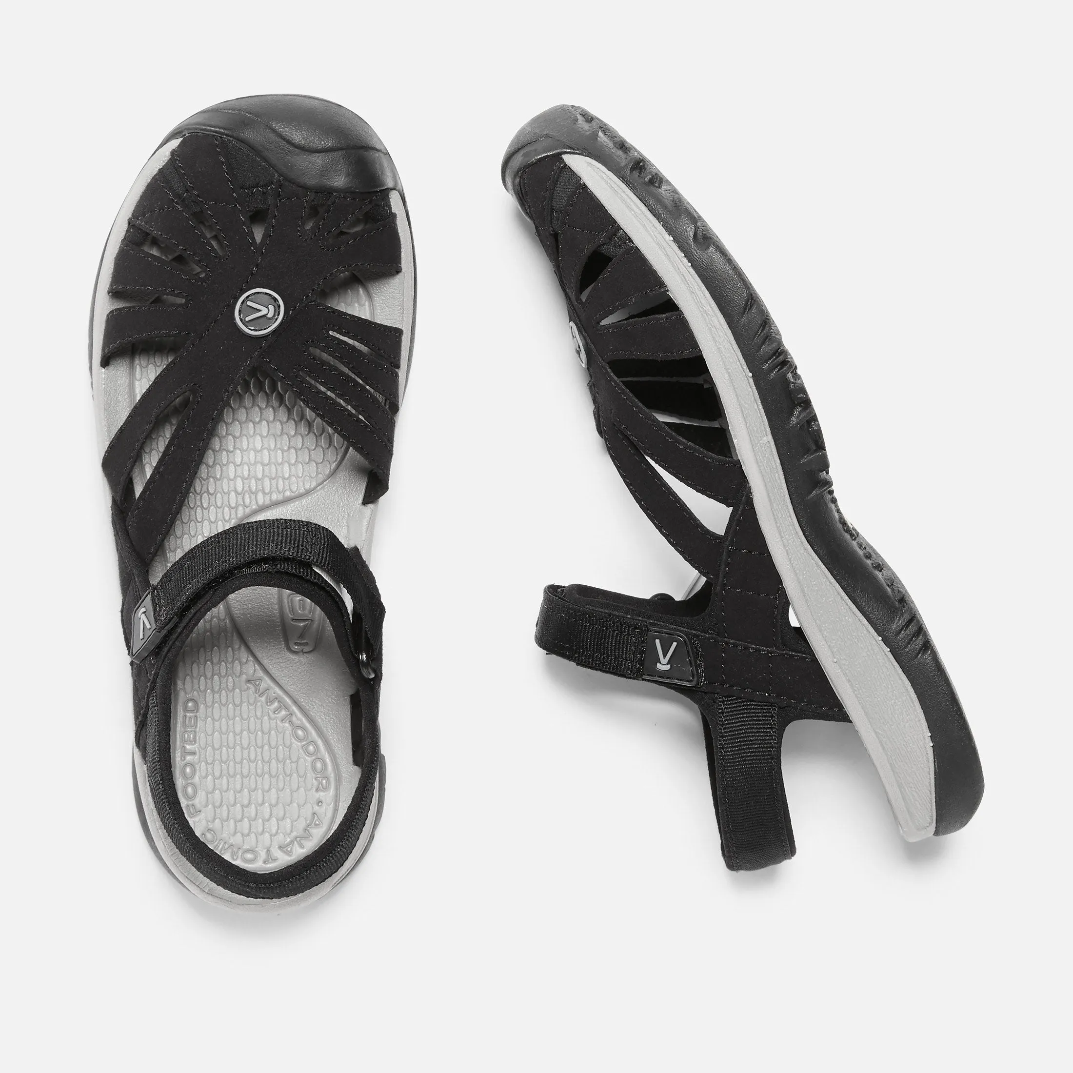 Women's Rose Sandal Black Neutral/Grey