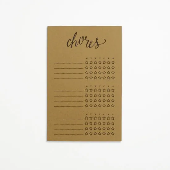 Write-In Calendar Notepads ~ 4 Styles