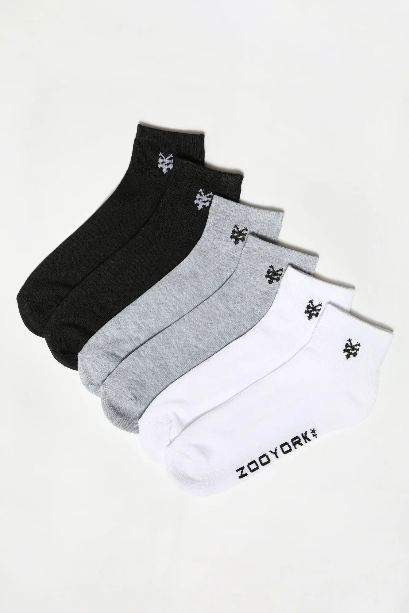 Zoo York Mens 6-Pack Ankle Socks